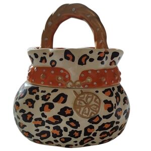 David’s Purse Cheetah Print Cookie Jar